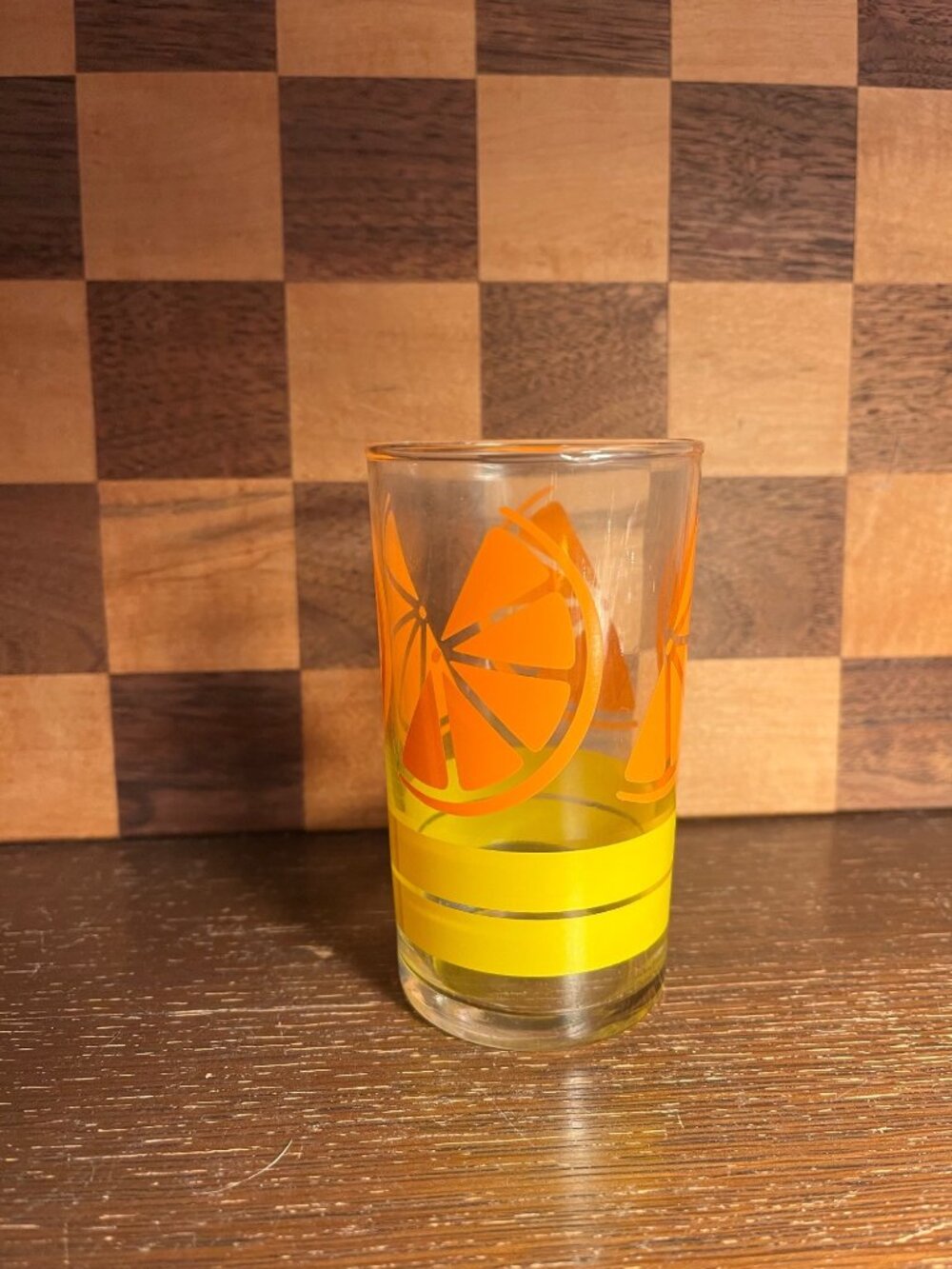 Orange Slice Glass A938